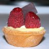 Mini Rasberry Custard Tart - dessertsbygerard.com