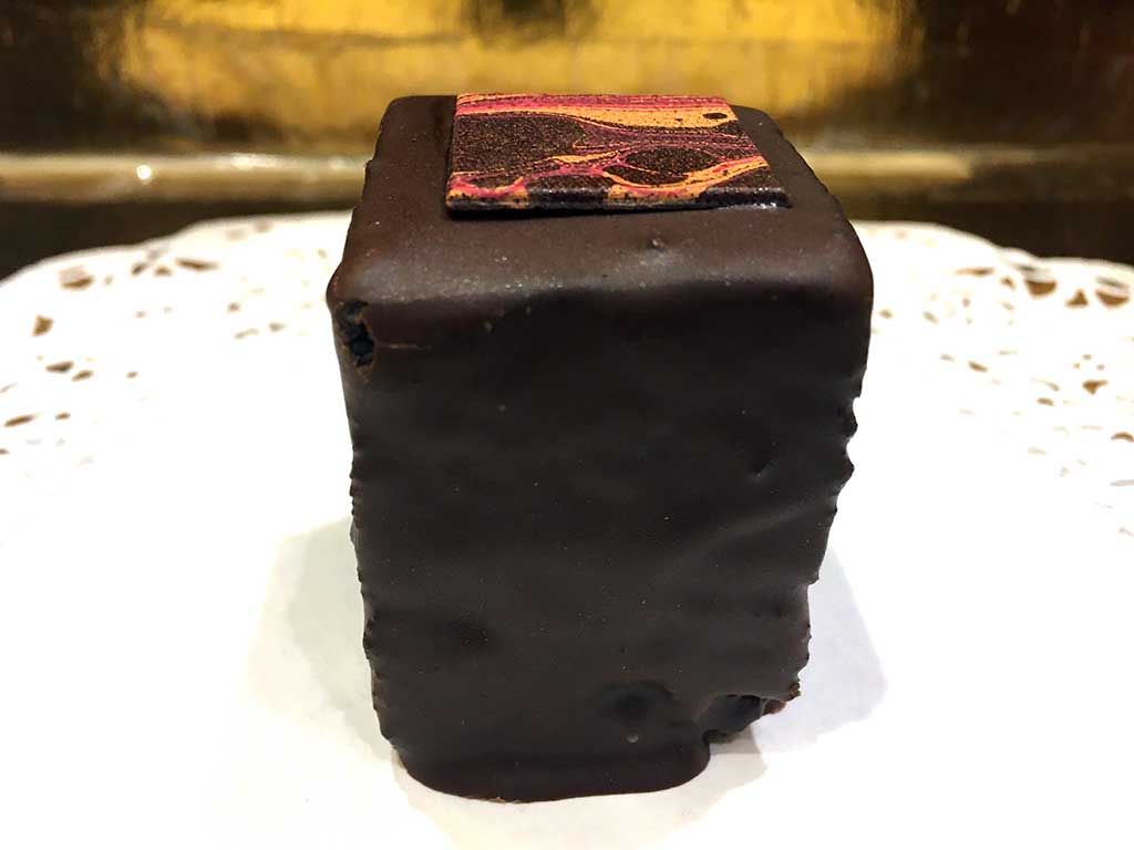Chocolate Cake Layered with Ganache Mini Pastry - dessertsbygerard.com